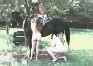 Outdoors bestiality is the best